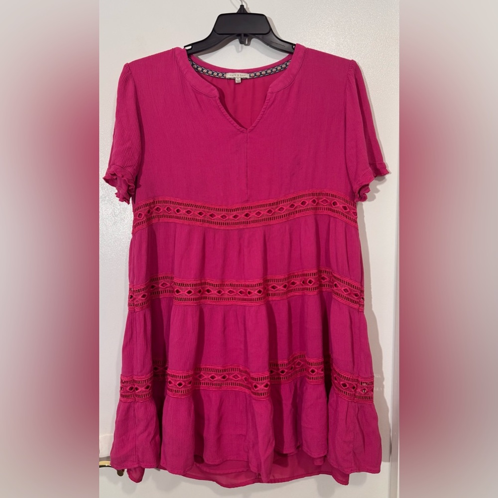 Vibrant Pink Mini Dress